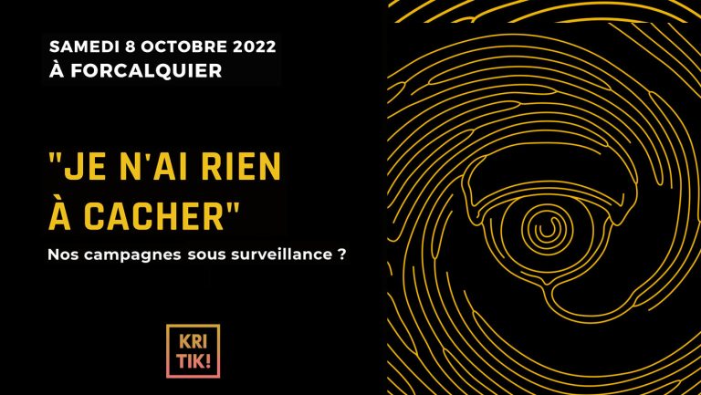 Je n&rsquo;ai rien à cacher